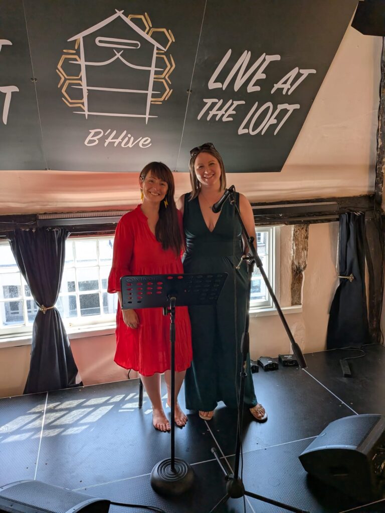 Georgie Sears hosting a spoken word evening at The Loft in High Wycombe