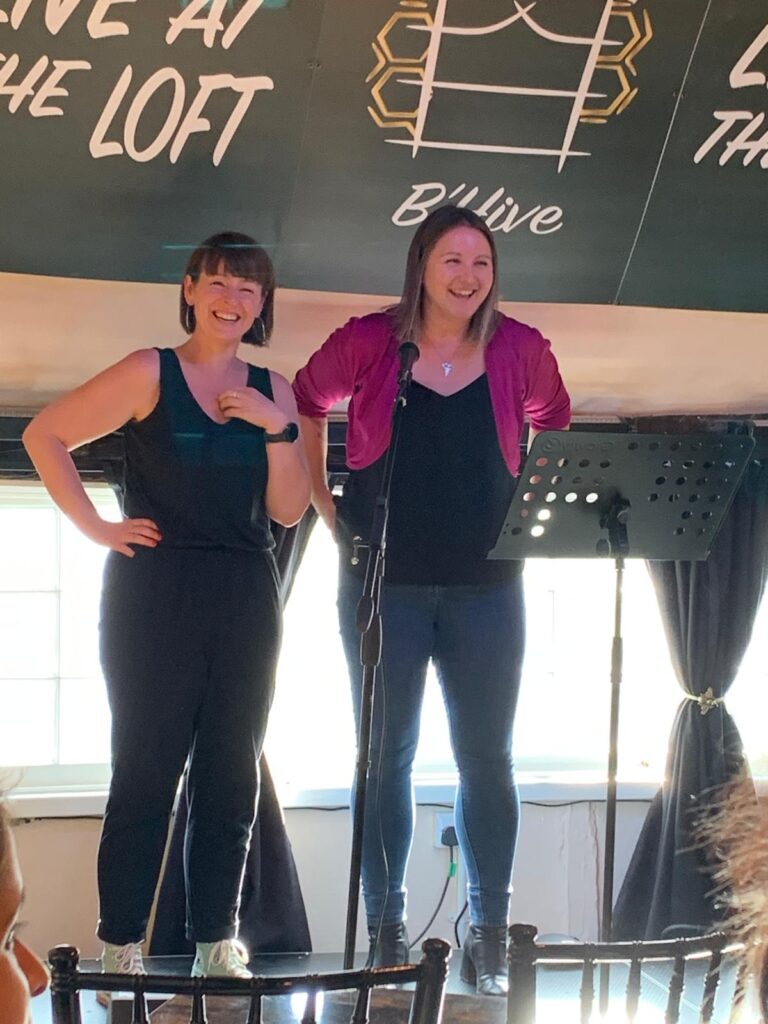 Georgie Sears hosting a spoken word evening at The Loft in High Wycombe